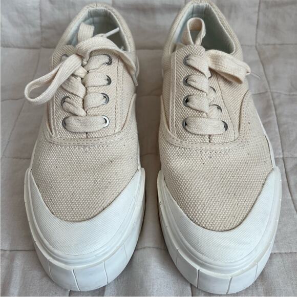 Good News Oatmeal Canvas Opal Core Chunky Sneakers - EU 40 US Women 9 US Men 7 - Picture 8 of 13